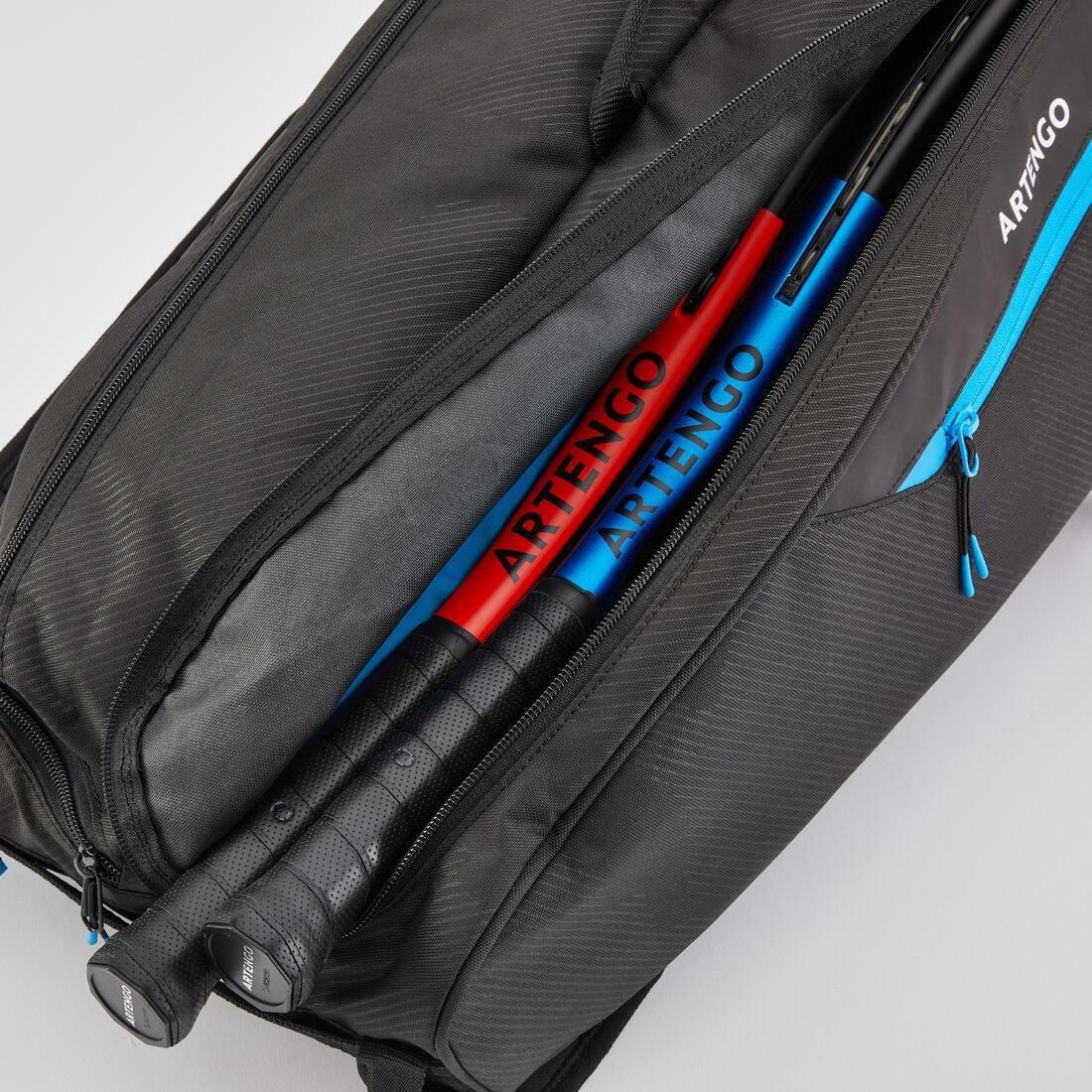 9-Racket Tennis Bag L Team, Black, No Color, large image number 6