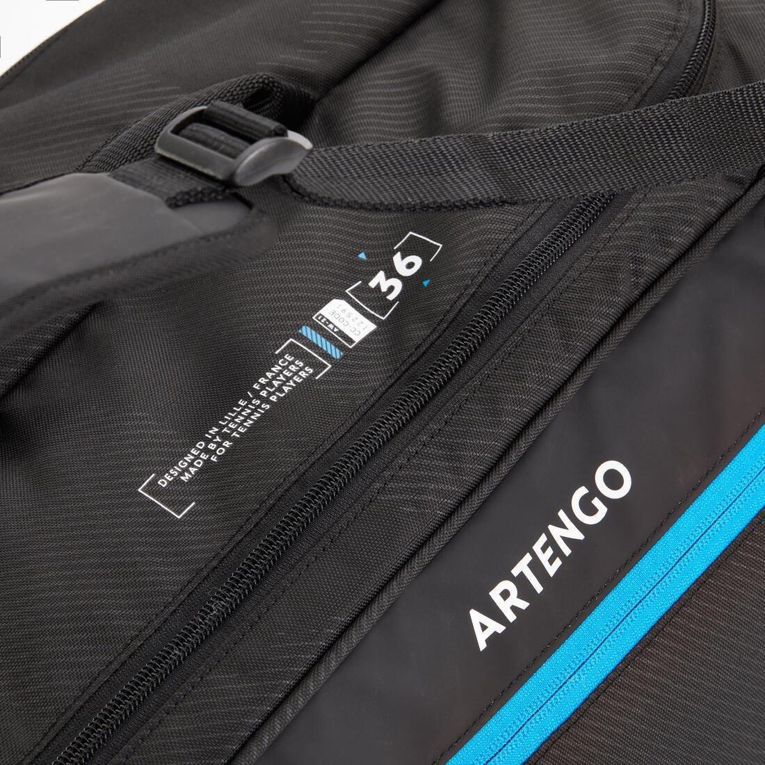 ARTENGO - 9-Racket Tennis Bag L Team, Black/Blue