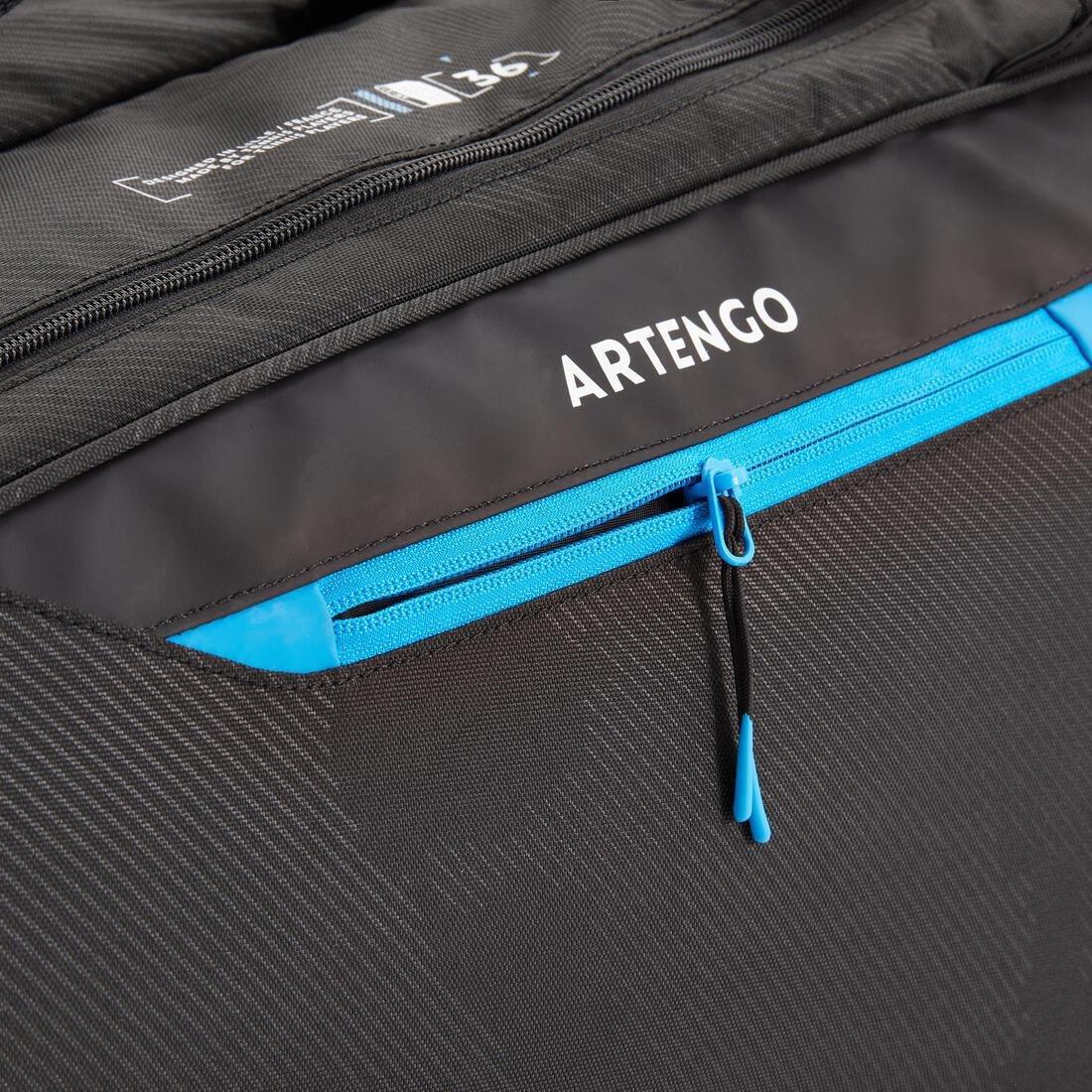 9-Racket Tennis Bag - L Team, Black, No Color, large image number 13
