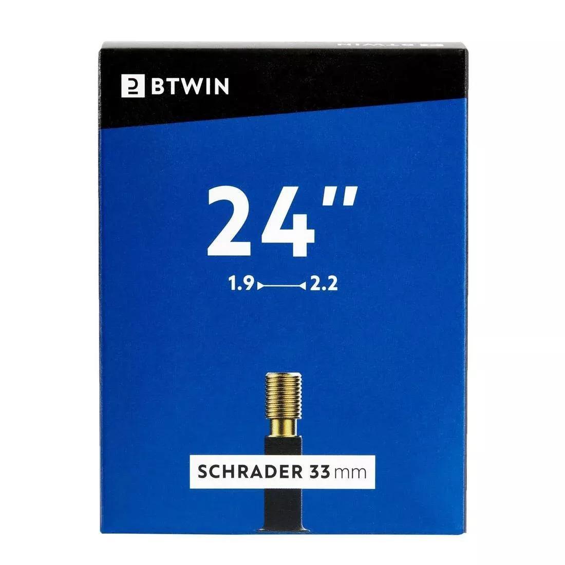 Schrader Valve Inner Tube, No Color, large image number 0