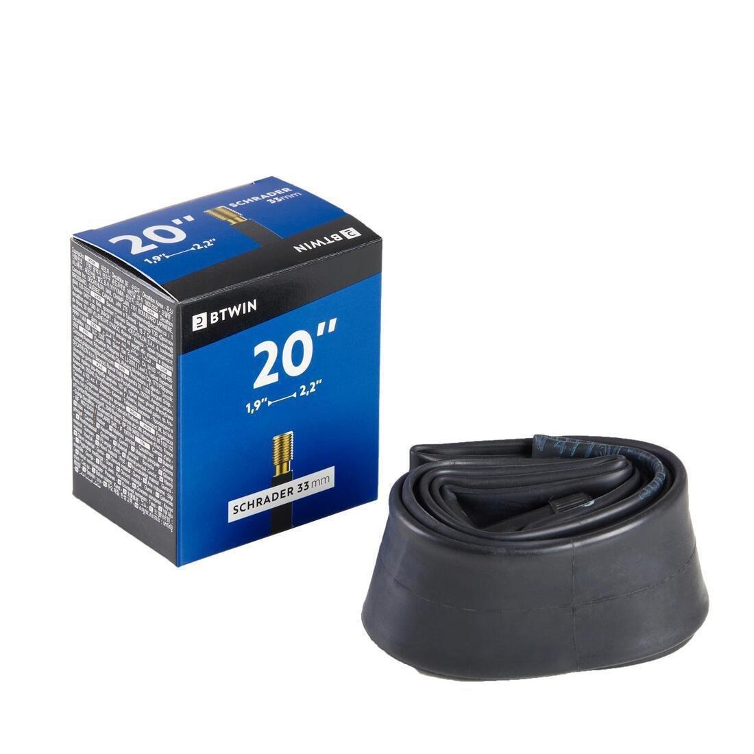 20 1.90 To 2.20 Schrader Valve Inner Tube, No Color, large image number 2