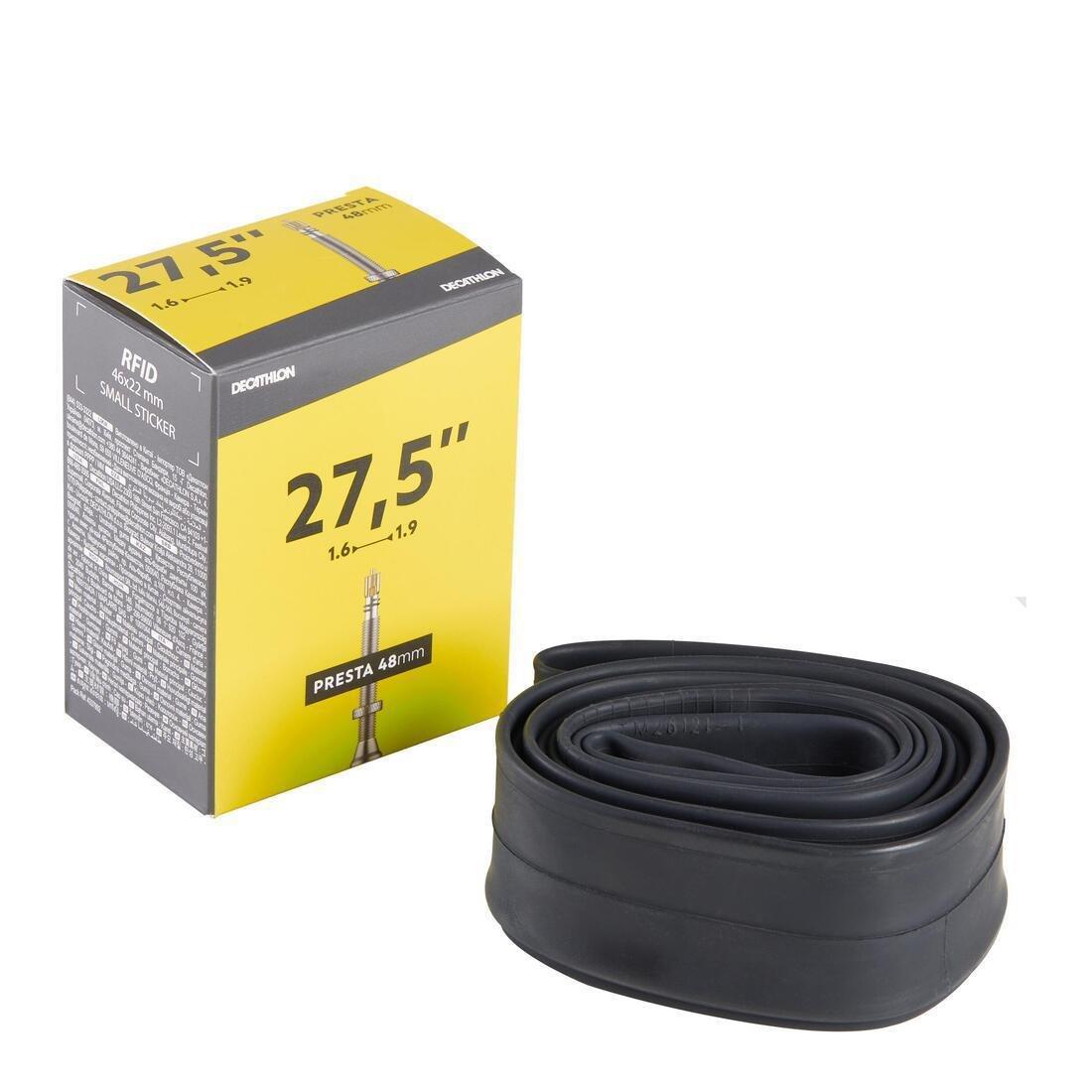 27.5 X 1.6/1.9 Gravel Inner Tube - Presta Thread, No Color, large image number 2