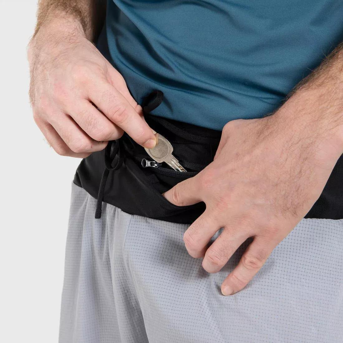 SILVER GREY Men's Trail Running Shorts-KIPRUN Run 900 Ultra-Grey Pearl, No Color, medium