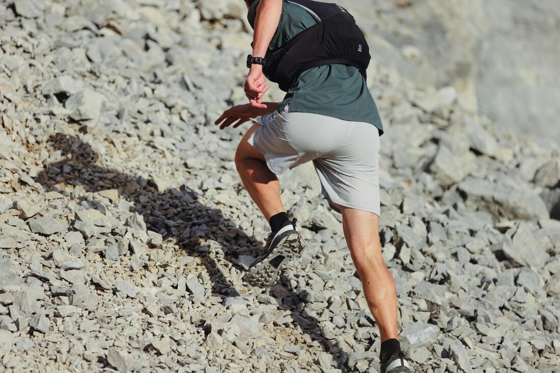 SILVER GREY Men's Trail Running Shorts-KIPRUN Run 900 Ultra-Grey Pearl, No Color, large image number 8