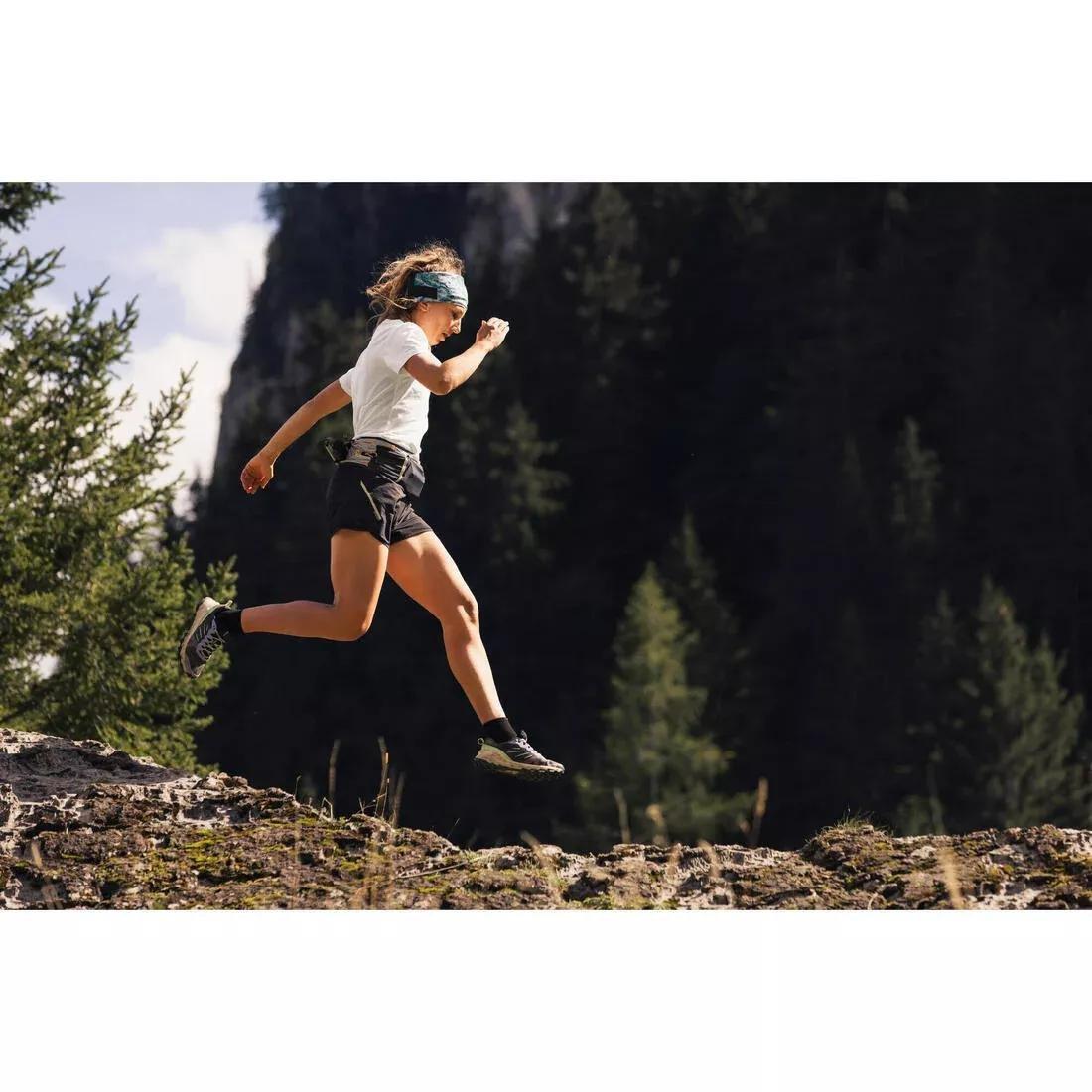 Women Trail Running Baggy Shorts, Black, No Color, large image number 5