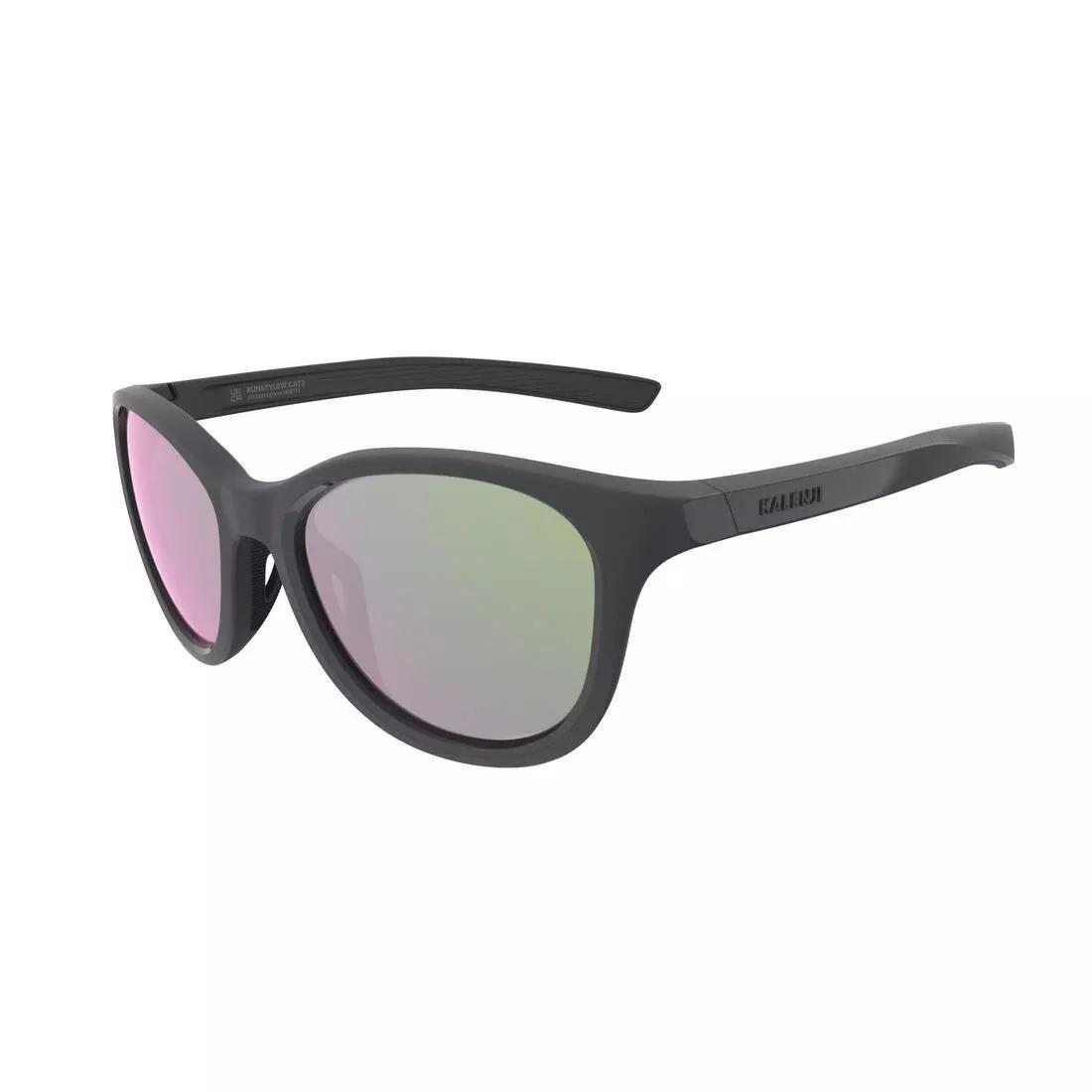RUNSTYLE 2 Adult Running Glasses Category 3, carbon grey, No Color, large image number 10