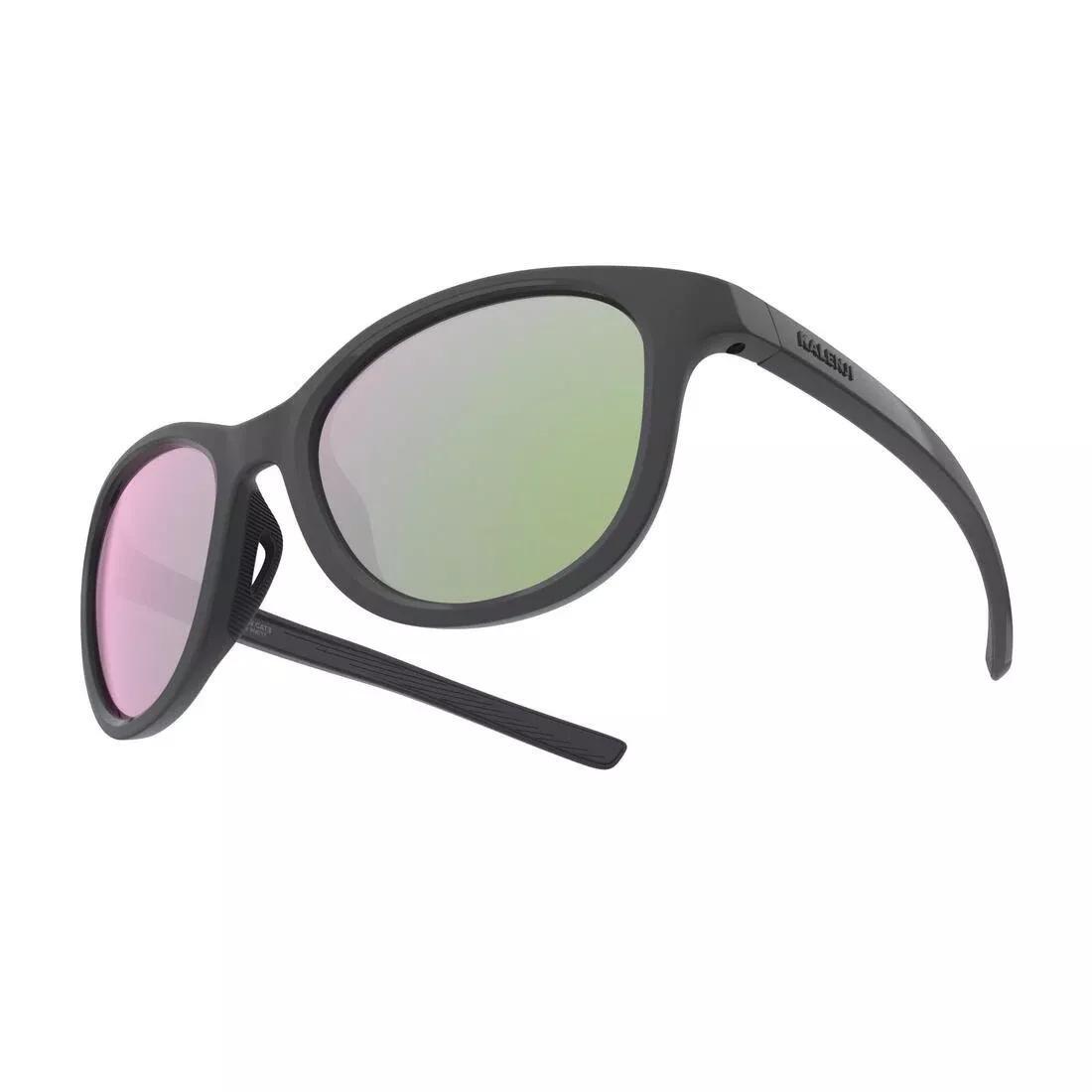 KALENJI - RUNSTYLE 2 Adult Running Glasses Category 3, Carbon grey