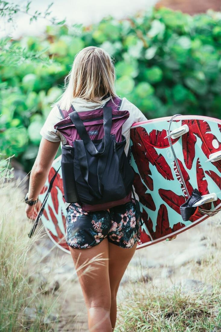 BLACK 2in1 tote bag 15L - Travel, No Color, large image number 4