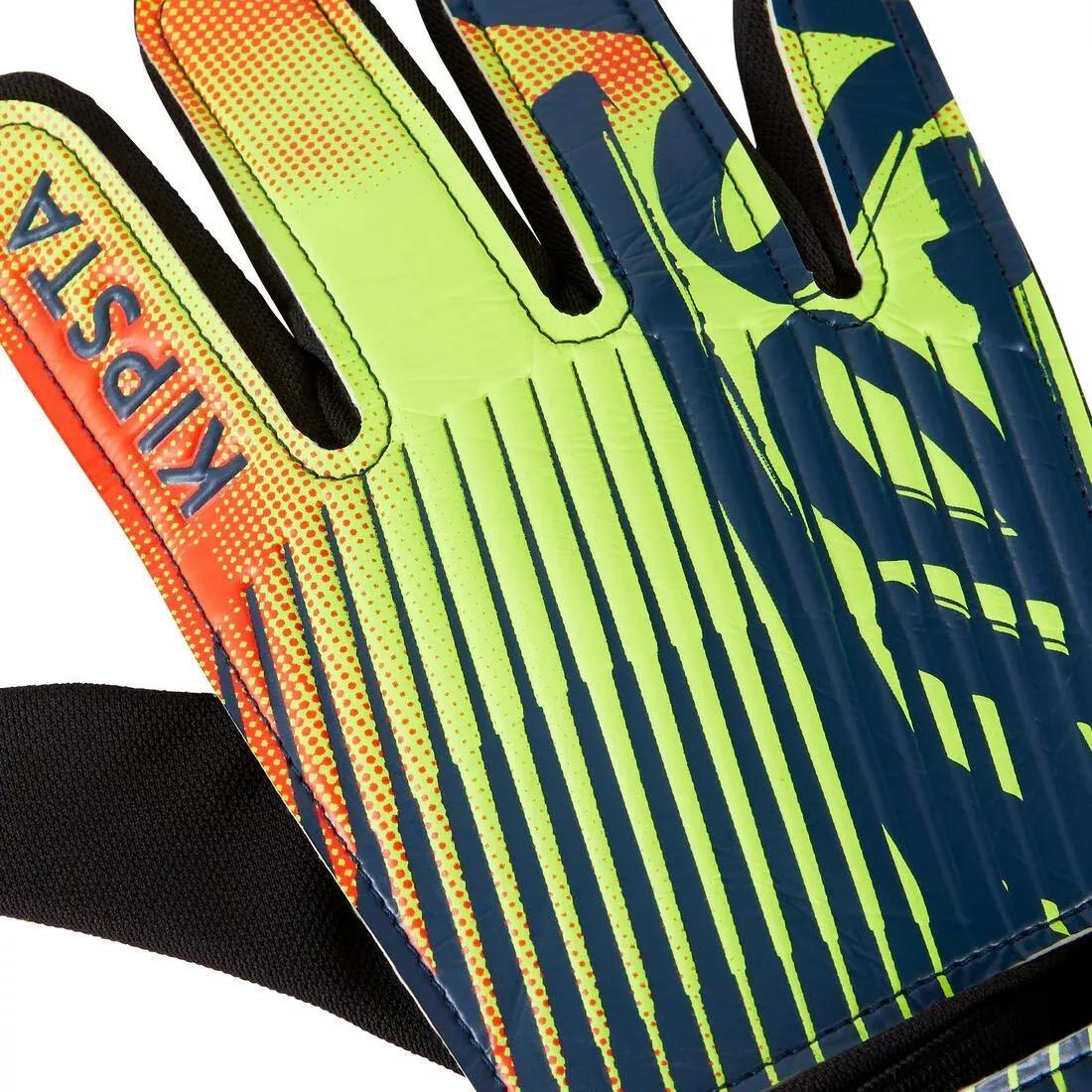 Kids Football Goalkeeper Gloves First, Black, , large image number 1