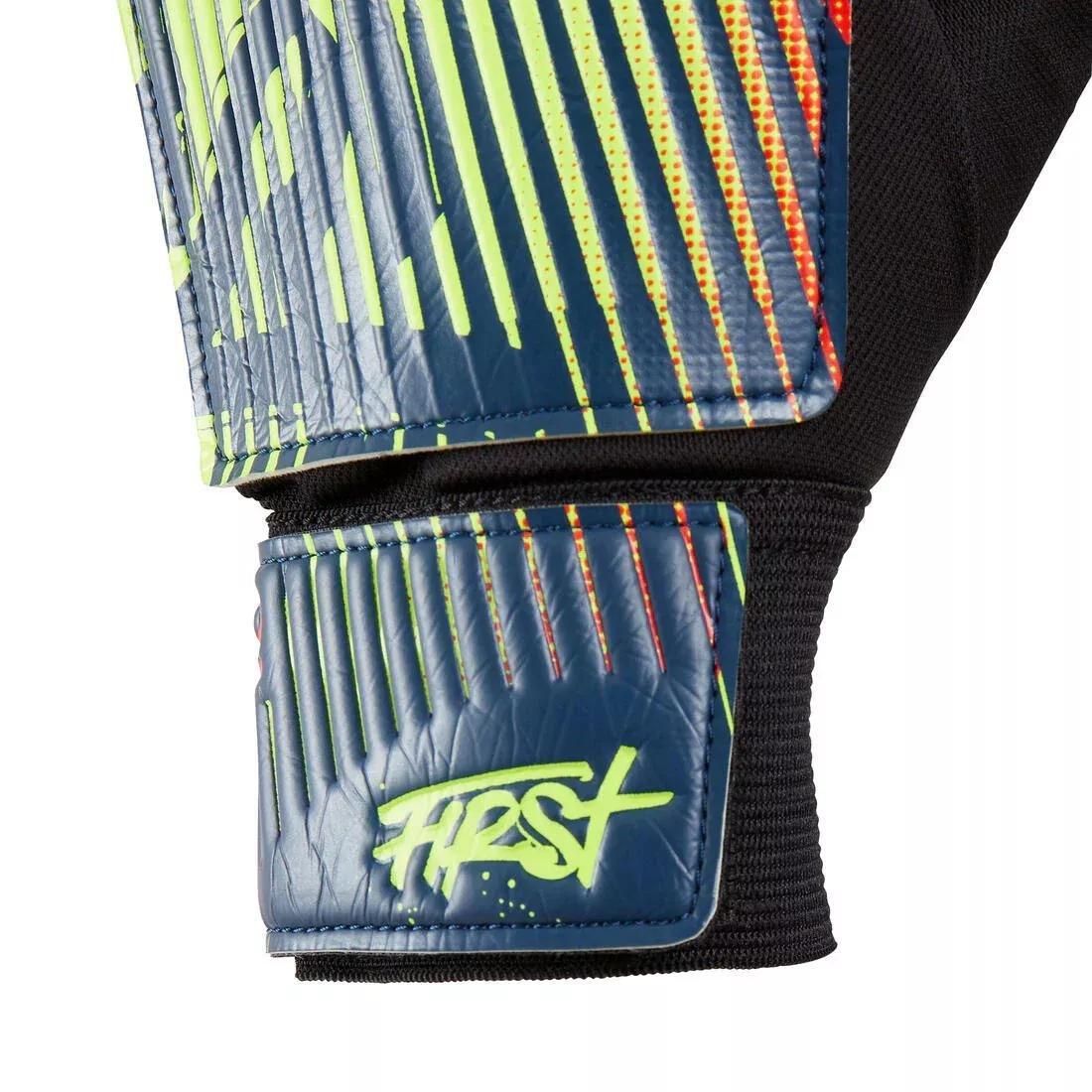 Kids Football Goalkeeper Gloves First, Black, , large image number 3