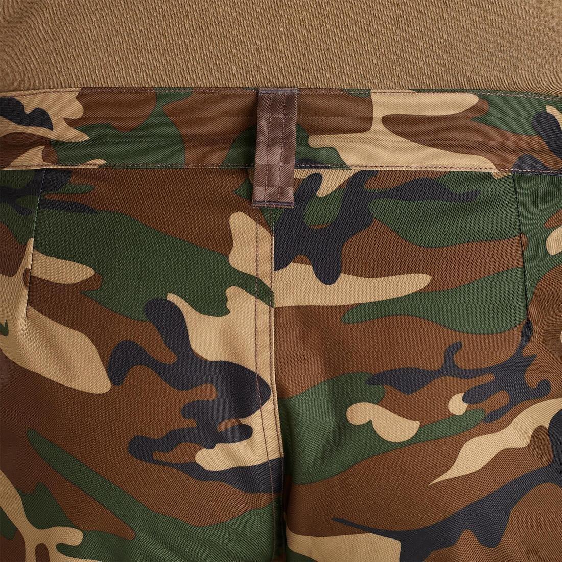 KHAKI WARM WATERPROOF HUNTING TROUSERS 100 - CAMO, 5401_000, large image number 5