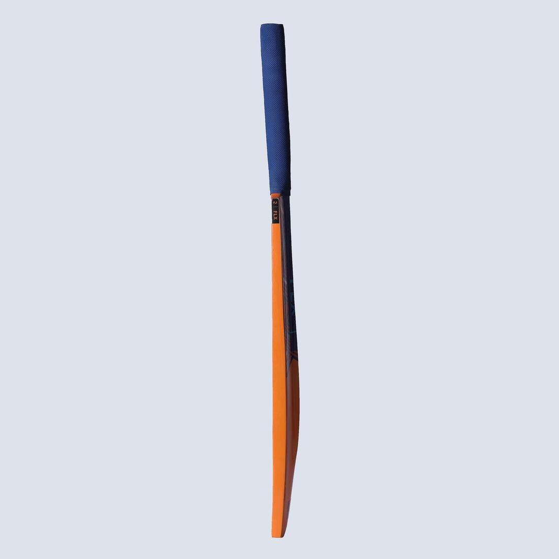 T100 Easy Kids Tennis Ball Cricket Bat, Deep Orange, , large image number 2
