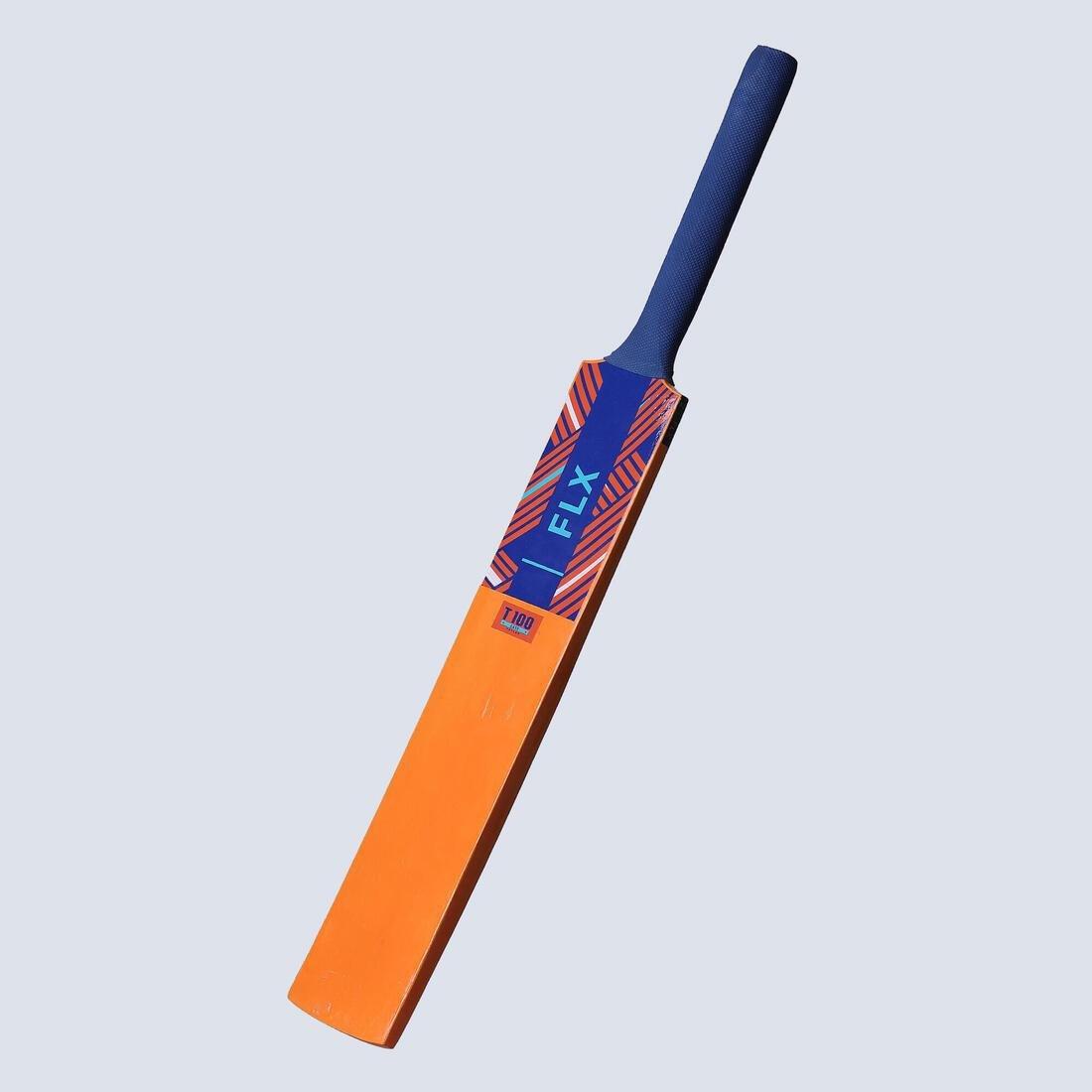 T100 Easy Kids Tennis Ball Cricket Bat, Deep Orange, No Color, large image number 5
