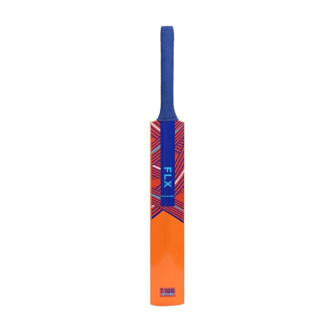 T100 Easy Kids Tennis Ball Cricket Bat, Deep Orange, , large image number 9