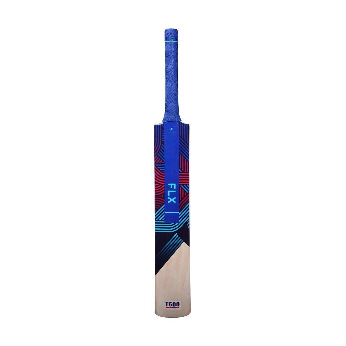 Kids Soft Tennis Cricket Bat T 500 Jr Power Blue, Bright Indigo, , large image number 1