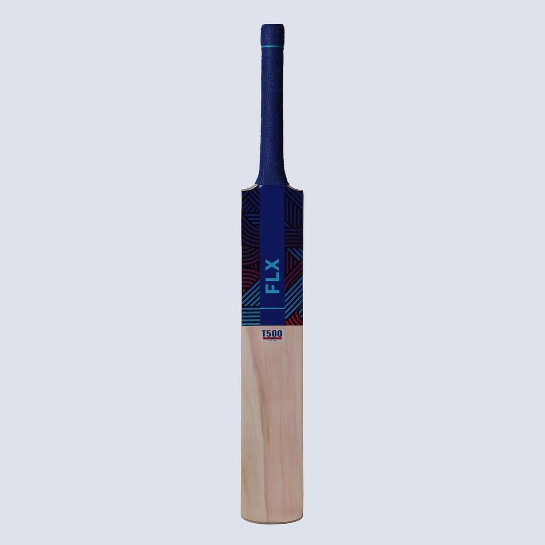 Kids Soft Tennis Cricket Bat T 500 Jr Power Blue, Bright Indigo, , large image number 2