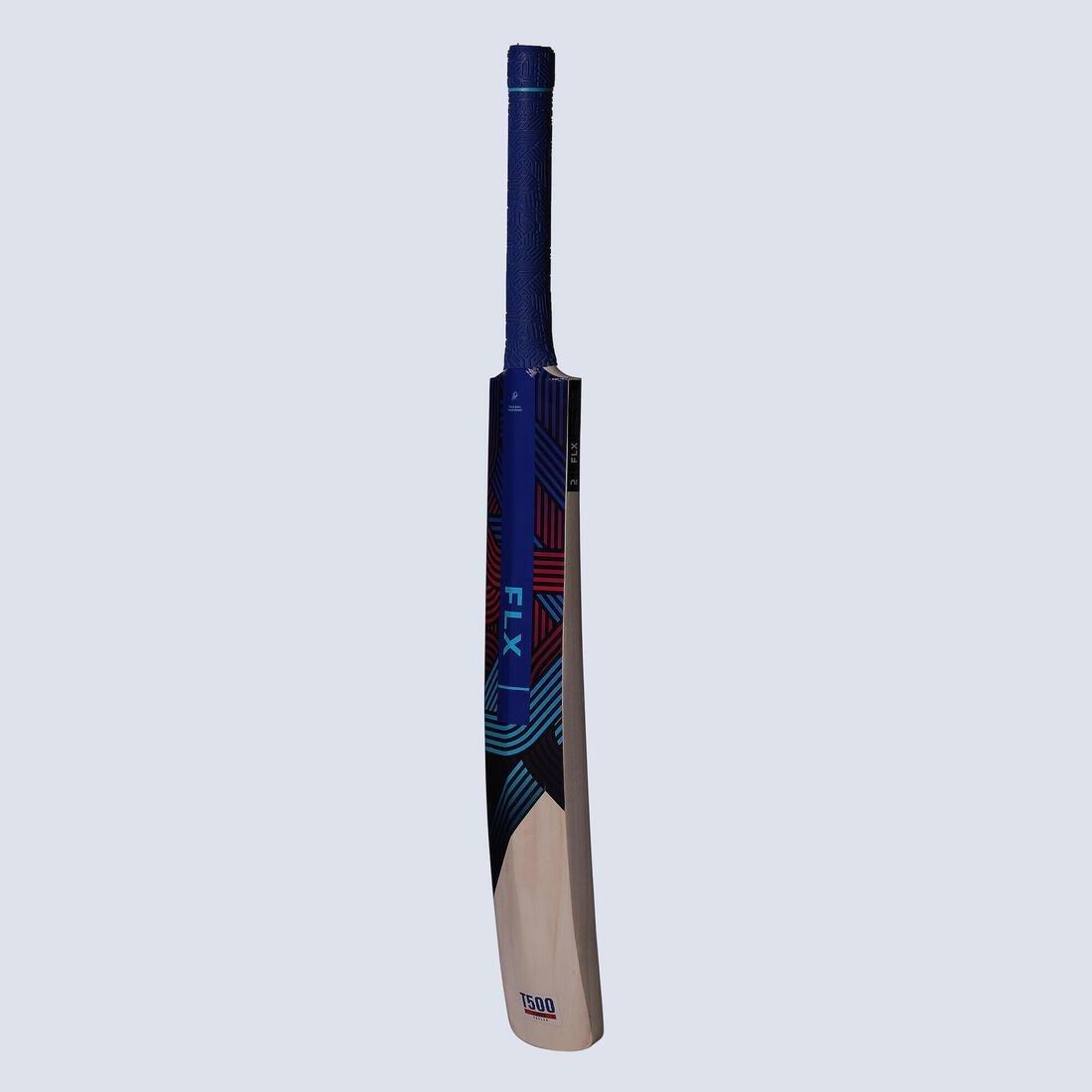 Kids Soft Tennis Cricket Bat T 500 Jr Power Blue, Bright Indigo, , large image number 6