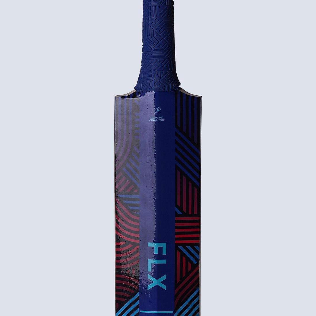 Kids Soft Tennis Cricket Bat T 500 Jr Power Blue, Bright Indigo, , large image number 8