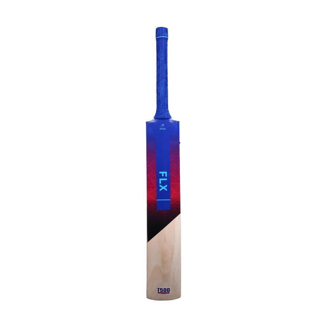 FLX - 6  T 500 Power Adult Tennis Ball Cricket Bat, Bright Indigo