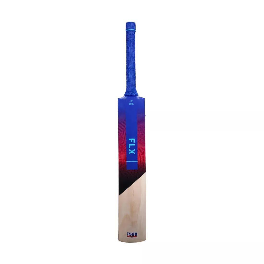 FLX - 6  T 500 Power Adult Tennis Ball Cricket Bat, Bright Indigo