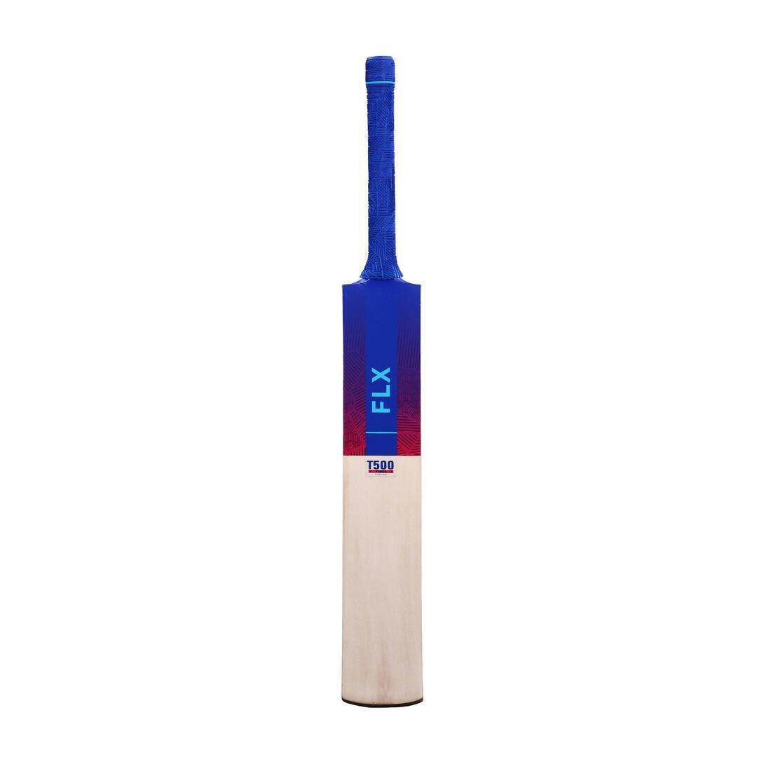 FLX - 6  T 500 Power Adult Tennis Ball Cricket Bat, Bright Indigo
