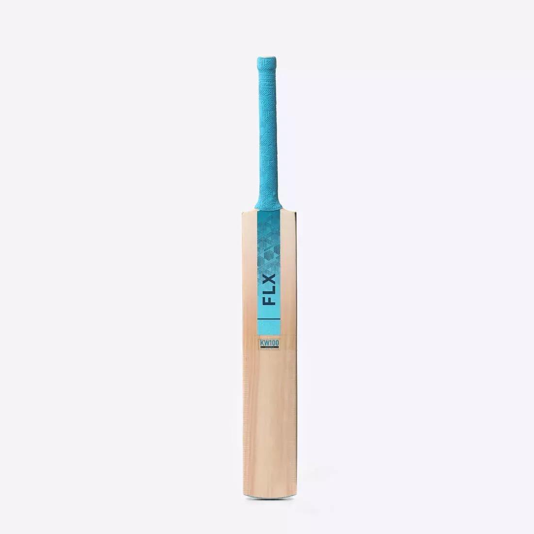 SH Adult Kashmir WillowCricket Bat Kw100 Drb, Teal Green, , large image number 0