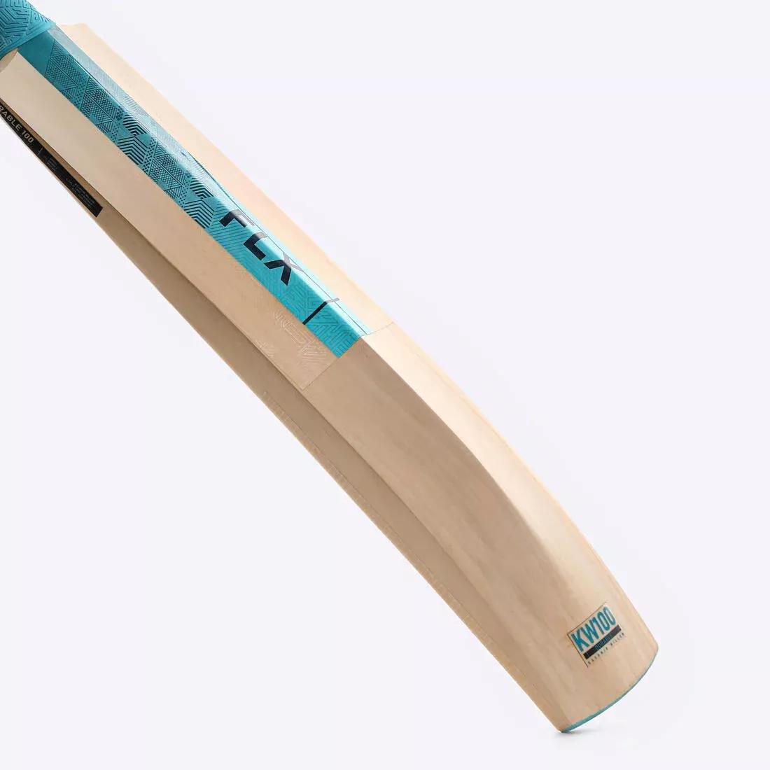 SH Adult Kashmir WillowCricket Bat Kw100 Drb, Teal Green, , large image number 13