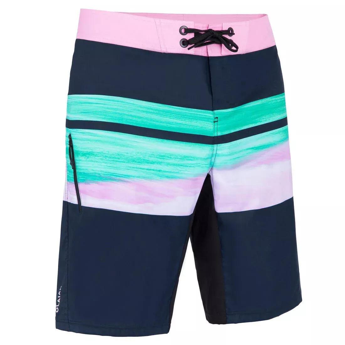 BLACK Surfing boardshorts, standard 500 Classico, , large image number 1