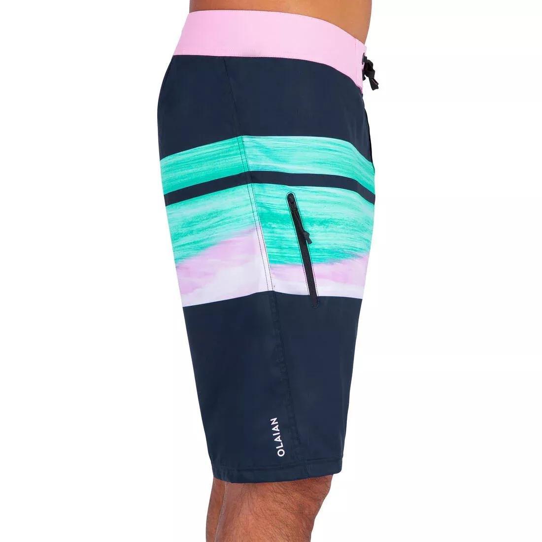 BLACK Surfing boardshorts, standard 500 Classico, , large image number 9