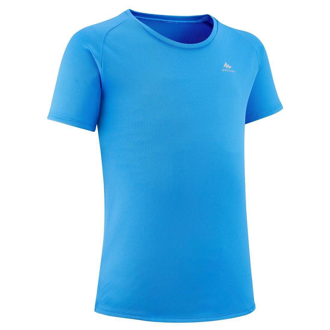 COBALT BLUE Kids' Hiking T-Shirt - MH500 Aged 7-15, , large image number 3