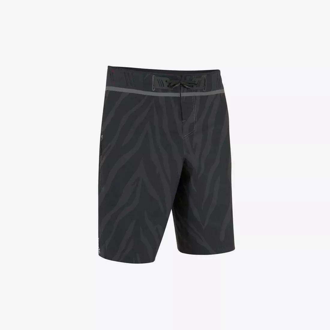 BLACK Long Surfing Boardshorts 900 Tigger Dude., No Color, large image number 0