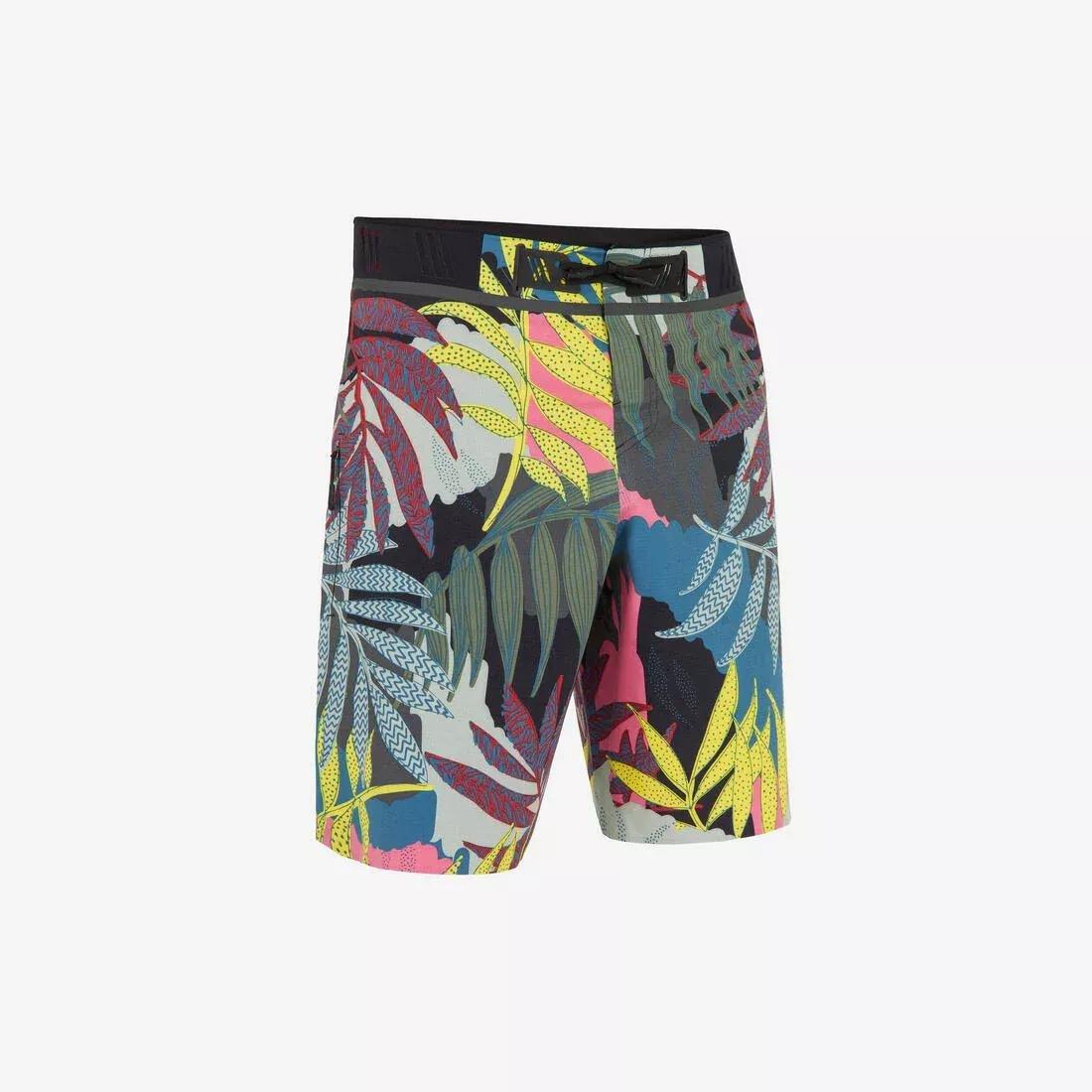 BLACK Long Surfing Boardshorts 900 Tigger Dude., No Color, large image number 1