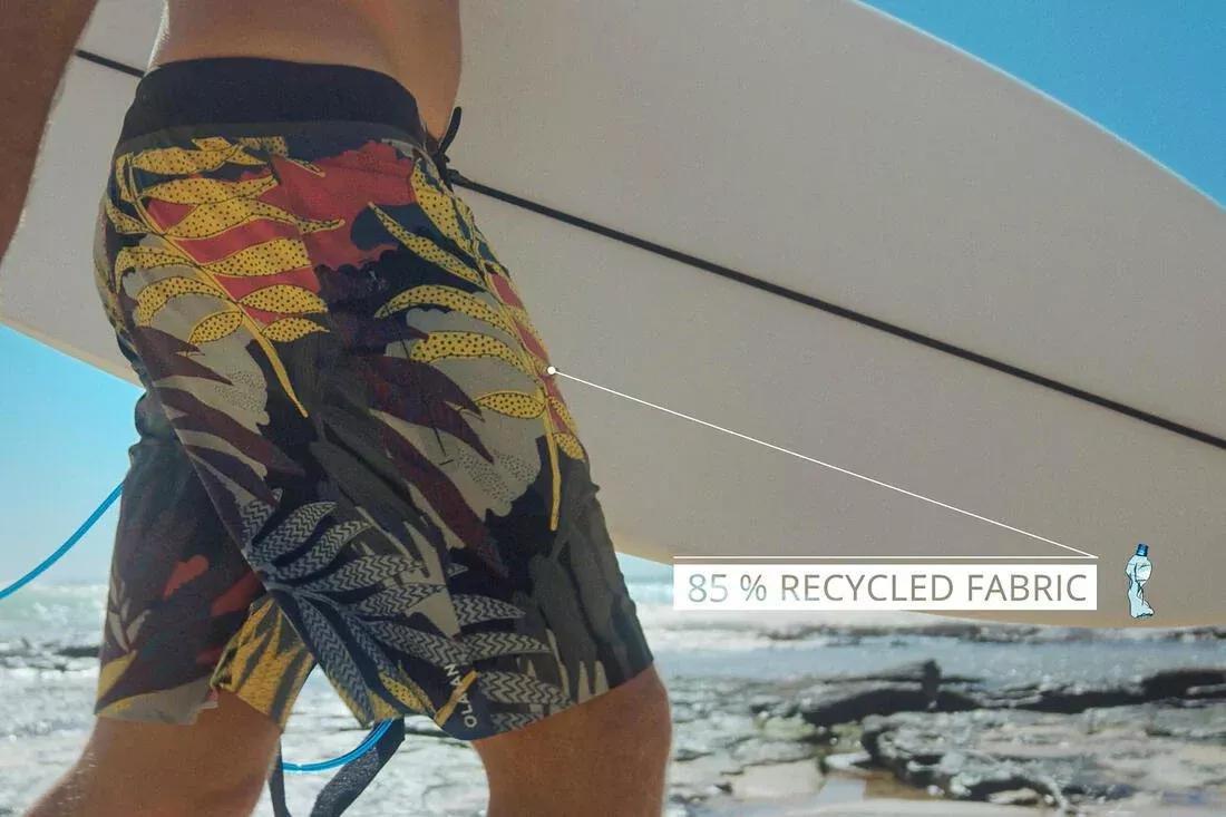 BLACK Long Surfing Boardshorts 900 Tigger Dude., No Color, large image number 5