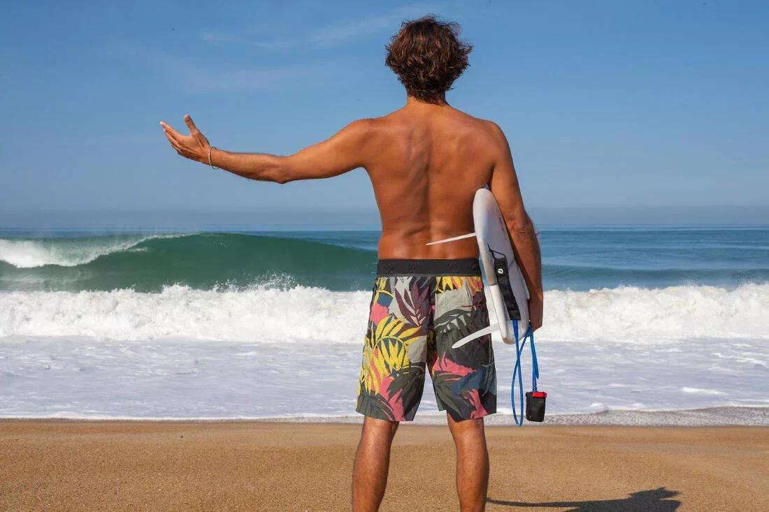 BLACK Long Surfing Boardshorts 900 Tigger Dude., No Color, large image number 6