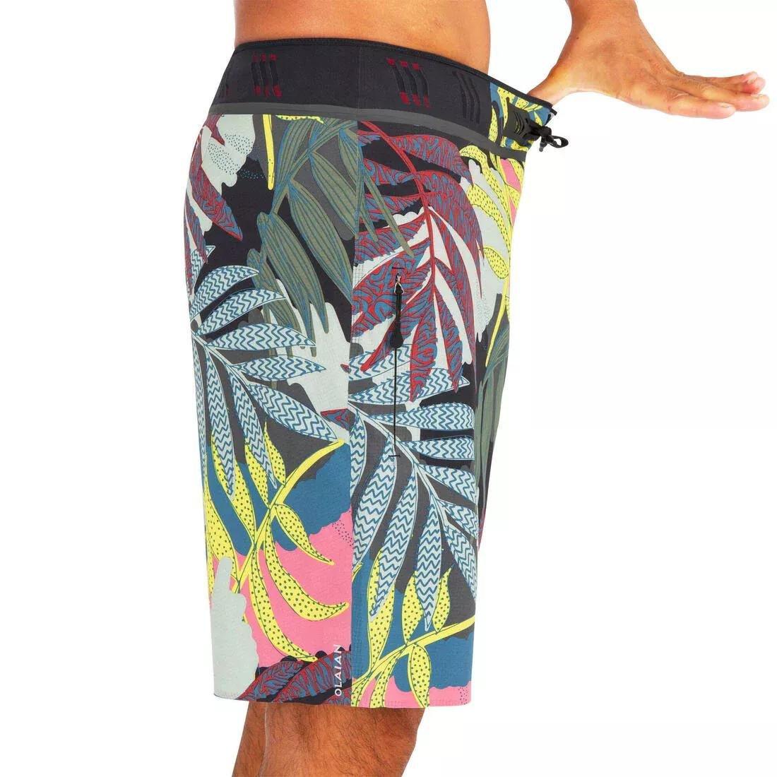 BLACK Long Surfing Boardshorts 900 Tigger Dude., No Color, large image number 12