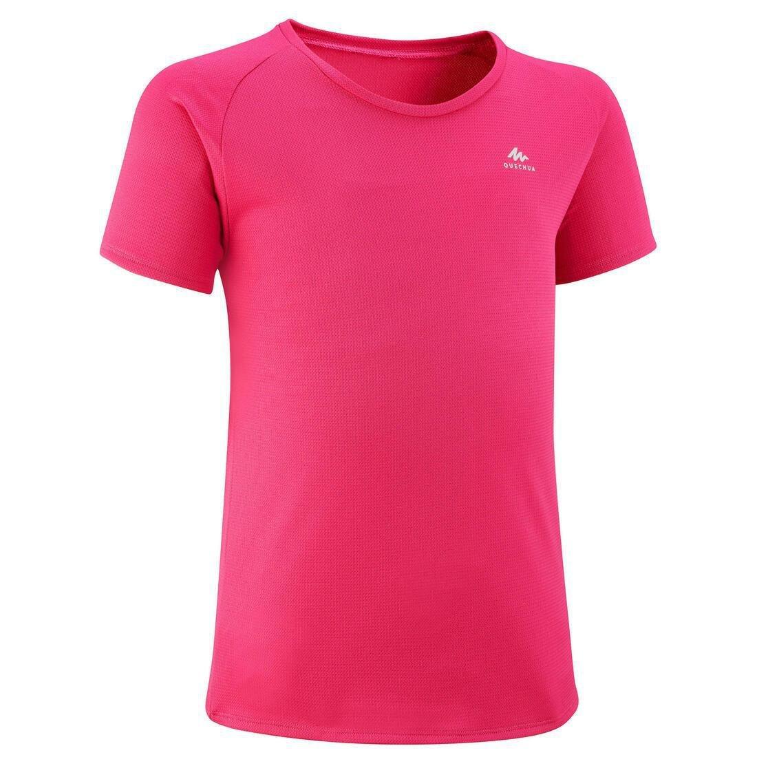 Hike 100 Children's Hiking T-shirt, Strawberry Pink, , large image number 6