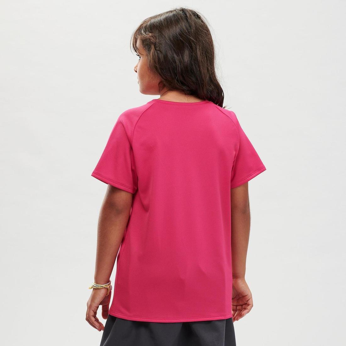 Kids Hiking T-shirt - Hike 100, Pink, No Color, large image number 8