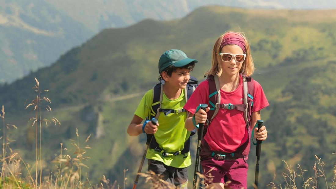 Kids Hiking T-shirt - Hike 100, Pink, No Color, large image number 12