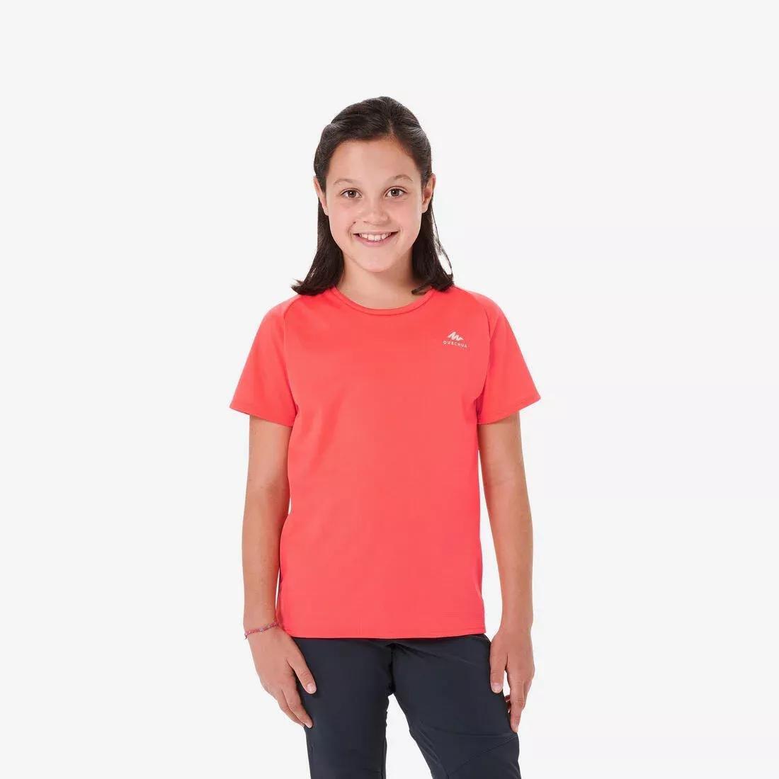 Hike 100 Children's Hiking T-shirt, Strawberry Pink, , large image number 14