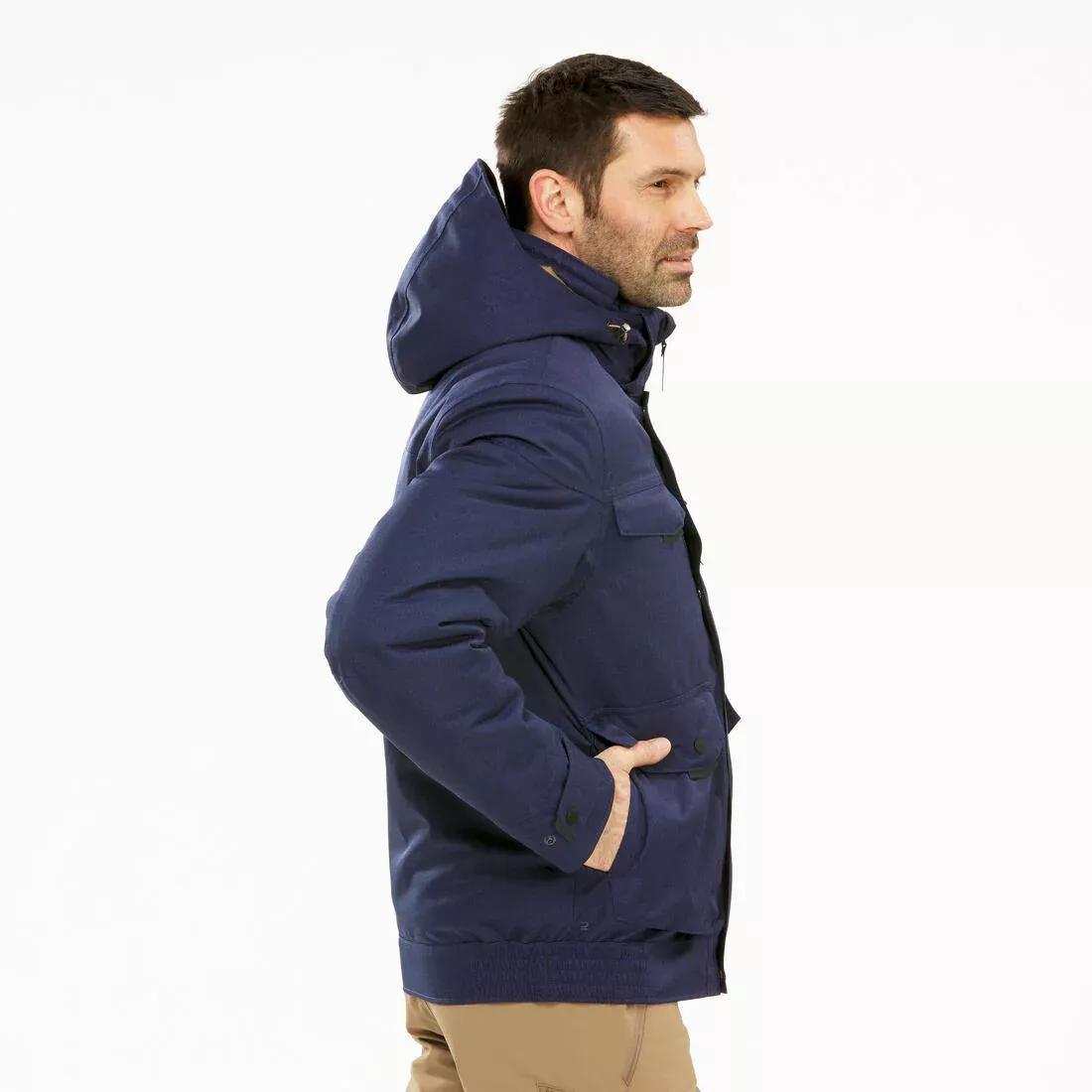 Men Waterproof Winter Hiking Jacket - Sh100 X-Warm -10C, Blue, , large image number 2