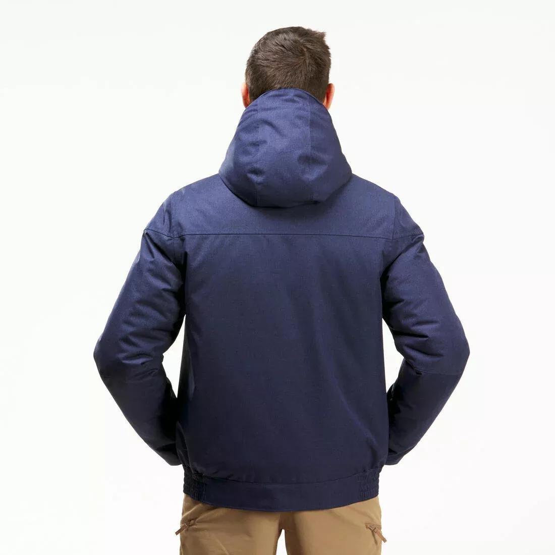 Men Waterproof Winter Hiking Jacket - Sh100 X-Warm -10C, Blue, , large image number 3