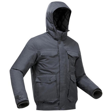 QUECHUA - Men Waterproof Winter Hiking Jacket Sh100 X-Warm, Black