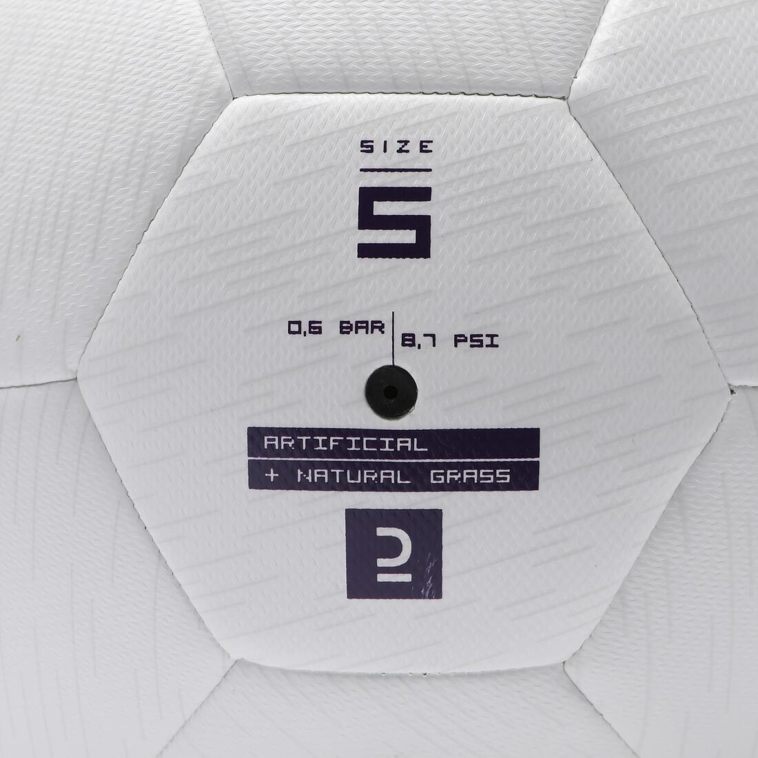 5F500Hybrid Football Ball, Snow White, No Color, large image number 5