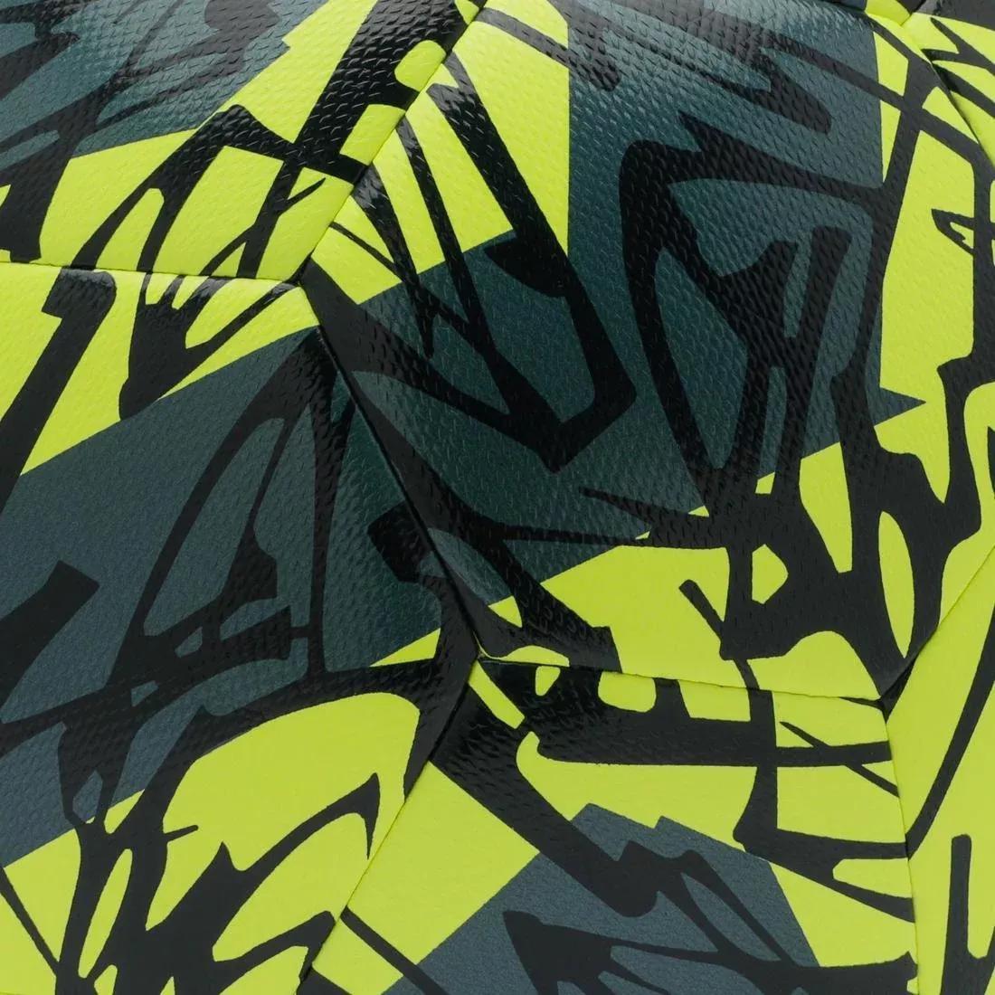 Hybrid Size 5 Football F500 Light, Yellow, No Color, large image number 8