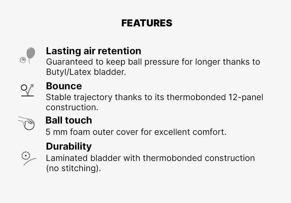 Hybrid Size 5 Football F500 Light, Yellow, No Color, large image number 15