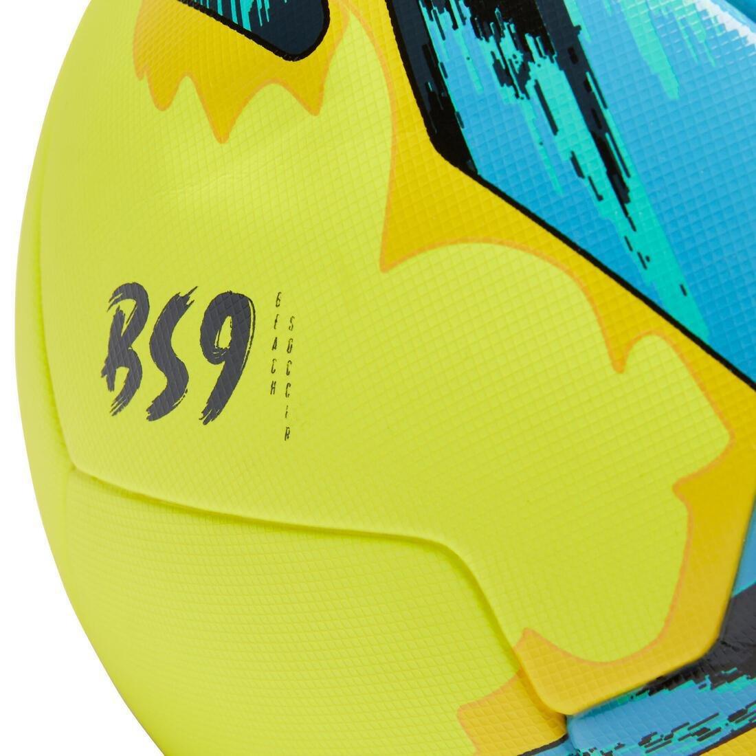 Thermobonded Beach Soccer Ball Size 5, Yellow, No Color, large image number 3