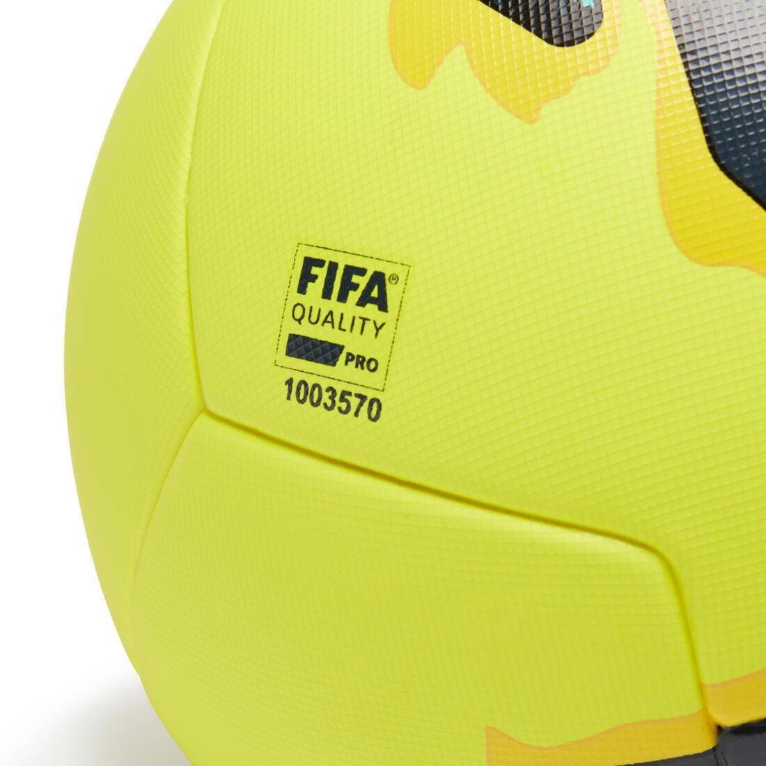 Thermobonded Beach Soccer Ball Size 5, Yellow, No Color, large image number 4