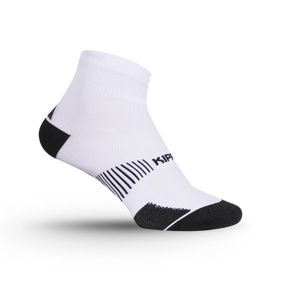 KIPRUN - Run900 Mid FineRunning Socks, Snow White