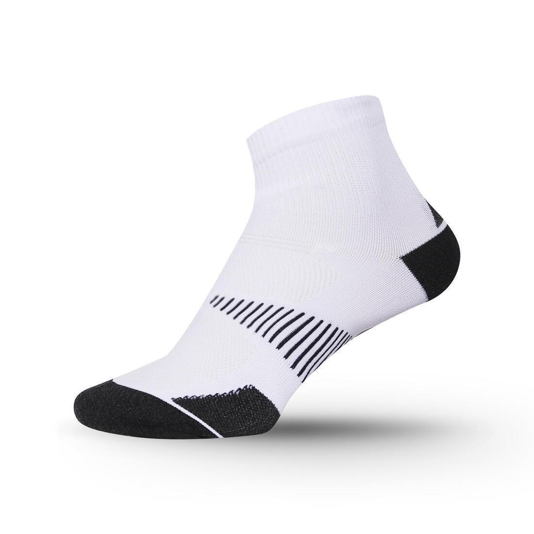 Run900 Mid FineRunning Socks, Snow White, No Color, large image number 6