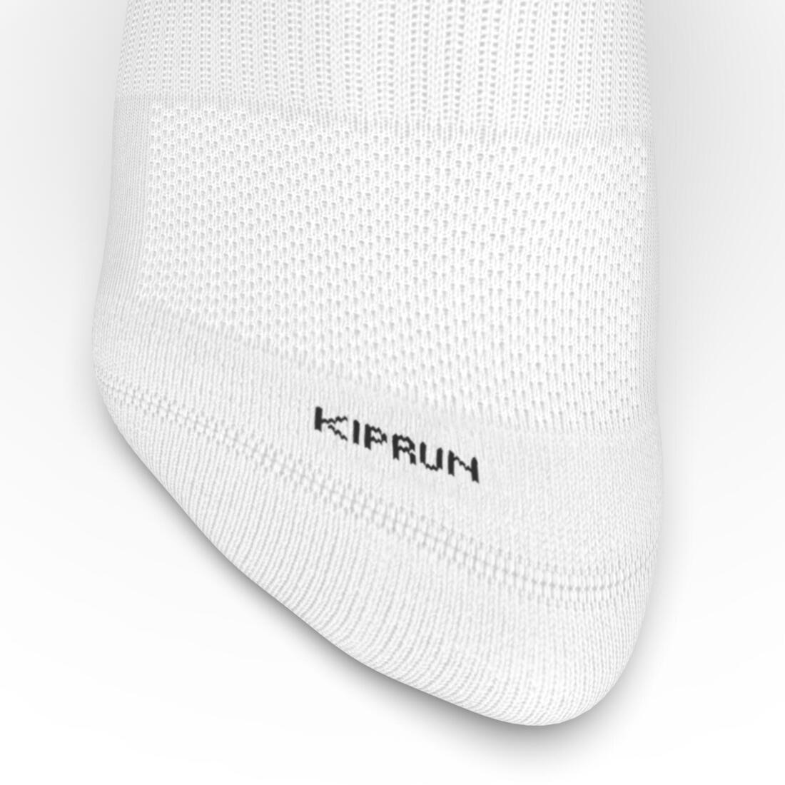 KIPRUN - Rnning Comfortable Mid-Height Socks 2-Pack, White